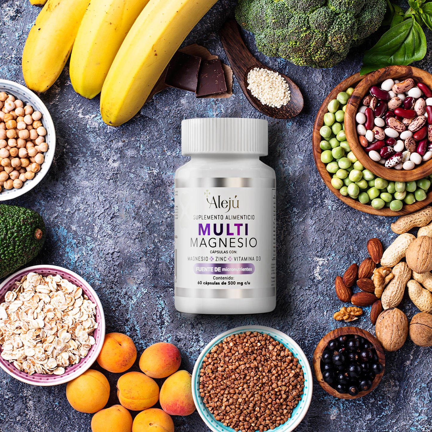 Cápsulas Multimagnesio